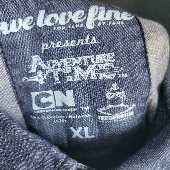 Adventure Time NEW in package lemongrab‎ button down shirt size XL - Picture 2 of 8